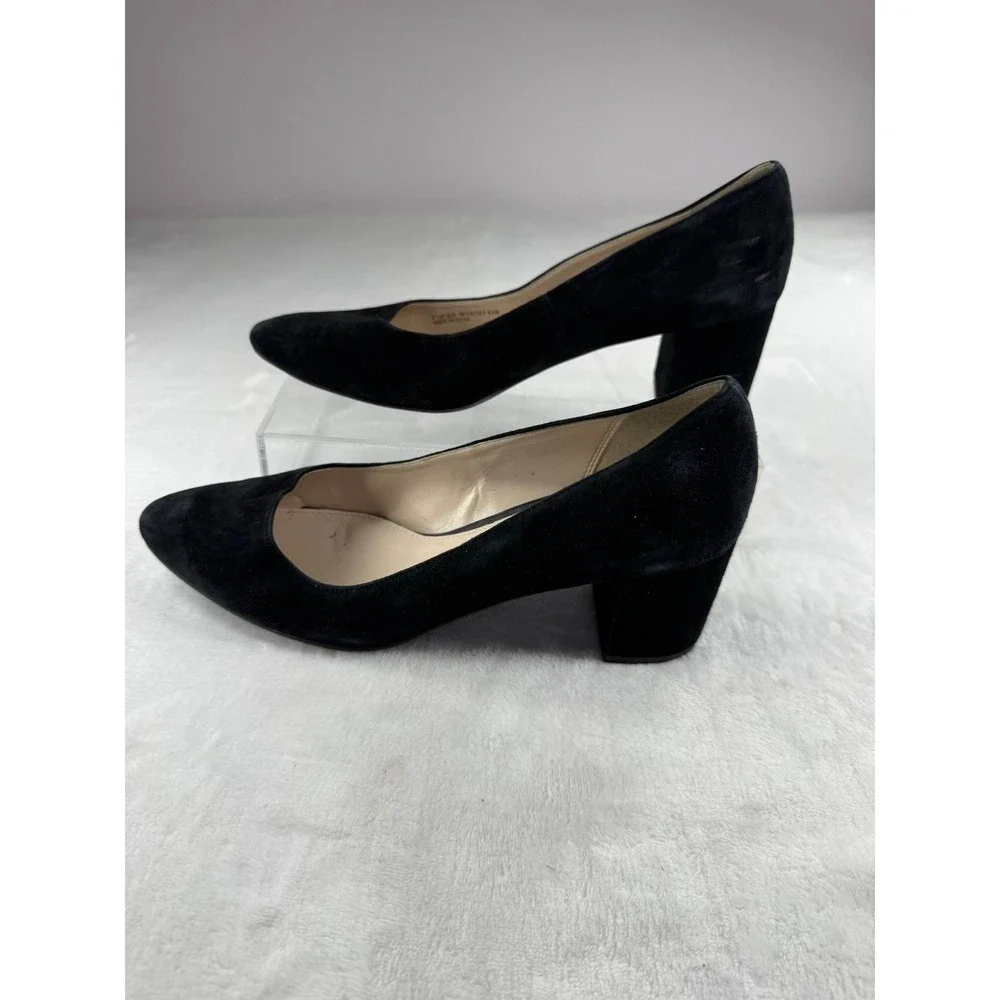 Cole Haan Grand.OS Claudine Classic Pump Shoes Women's 8.5B‎ Black Suede Leather